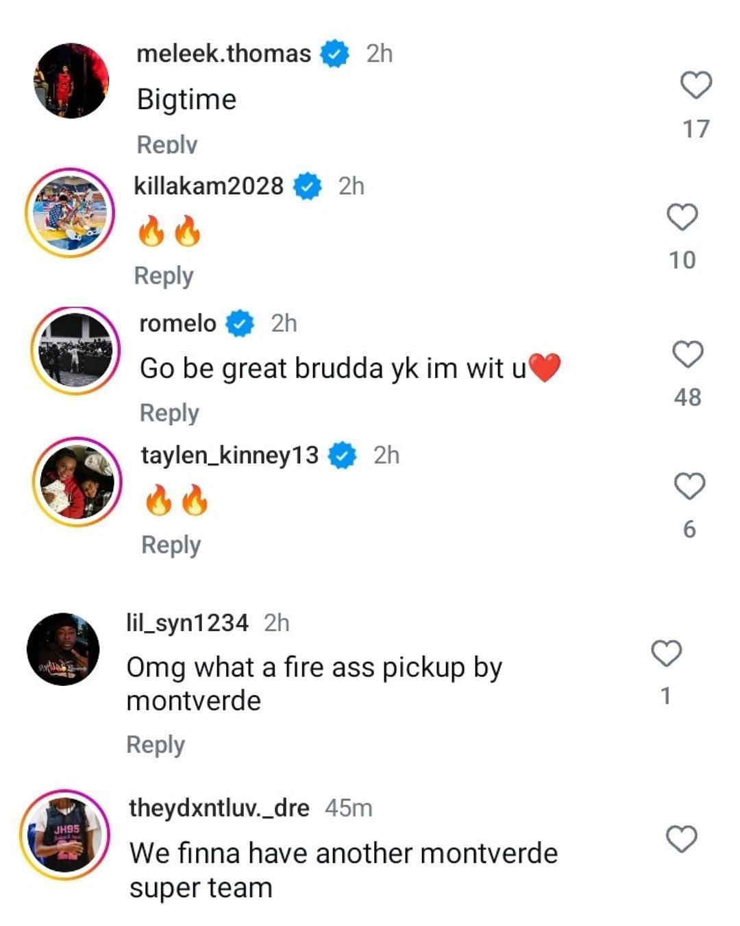 Arkansas commit Meleek Thomas drops 1-word reaction as 5-star Lincoln Cosby transfers to Cooper Flagg’s alma mater. (Images via Instagram @league.ready)